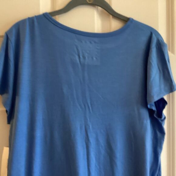 NWT. Jenni Brand Women’s 2 PC Pajama Set Size Medium in Blue and White - Picture 5 of 14